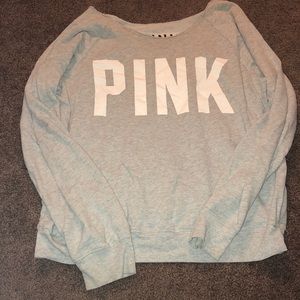 Victoria Secret Pink gray hoodie size medium